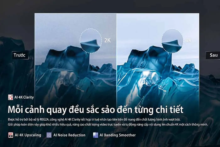 Smart Tivi QLED Toshiba AI 4K 75 inch 75M450RP